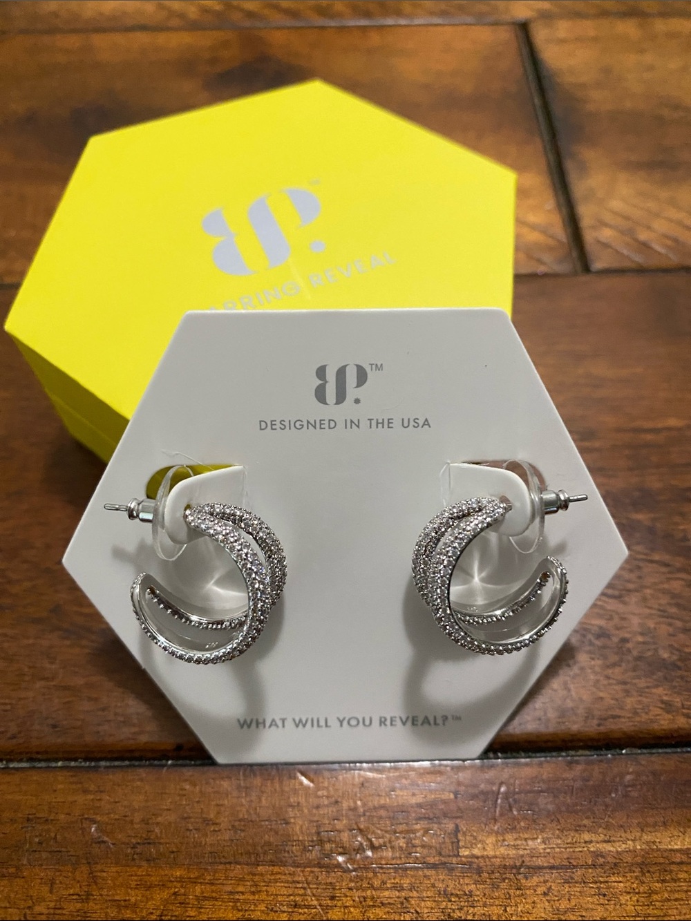 Bomb Party OG Originals Earrings - Diamond Cubic Zirconia - Rhodium